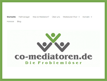 Tablet Screenshot of co-mediatoren.de
